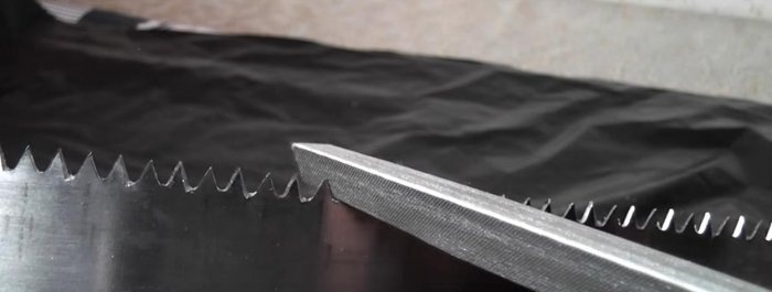 How to easily sharpen a saw