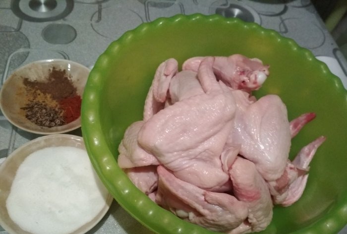 Kepak ayam salai buatan sendiri