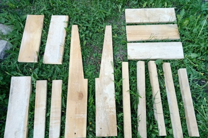 DIY houten tuinstoel