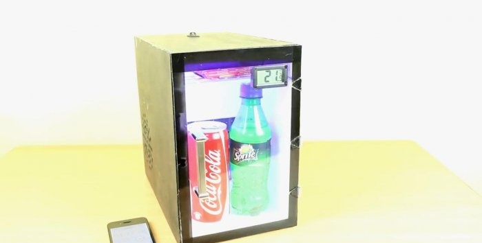 Mini refrigerador de 12 V de bricolaje