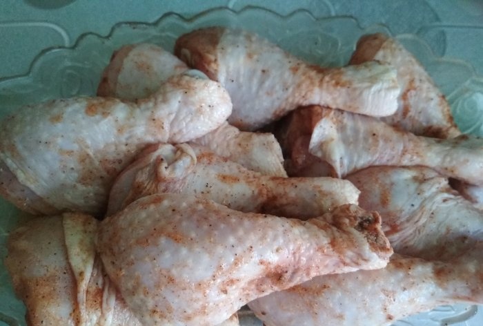 Smoked chicken drumstick recipe with photo