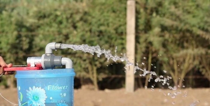 How to make a water pump