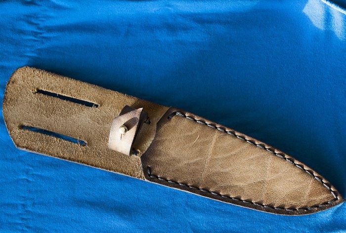 Как да шиете кания за нож