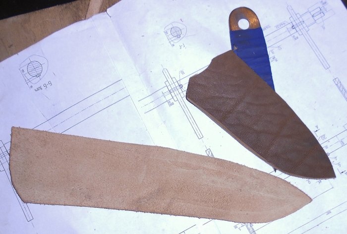 Cómo coser una funda de cuchillo