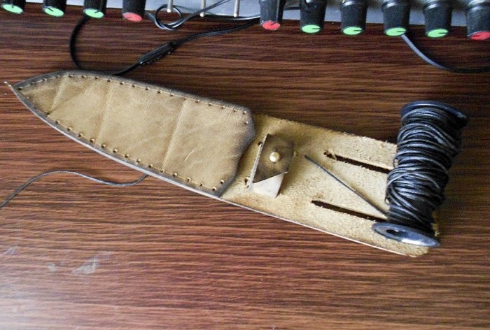 Cómo coser una funda de cuchillo