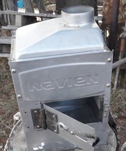Mini-oven from a wall-mounted gas boiler