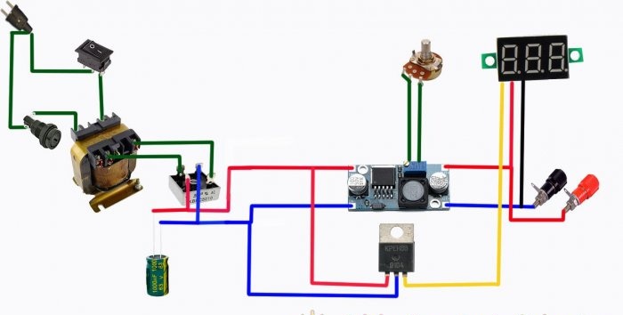 Alimentation régulée simple