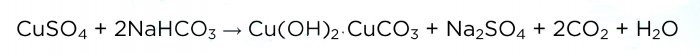 Copper acetate crystals sa bahay