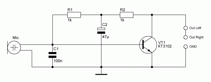 DIY datora mikrofons