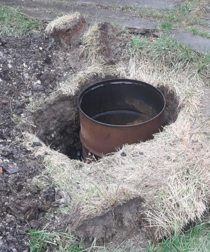 Mini septic tank for a summer residence