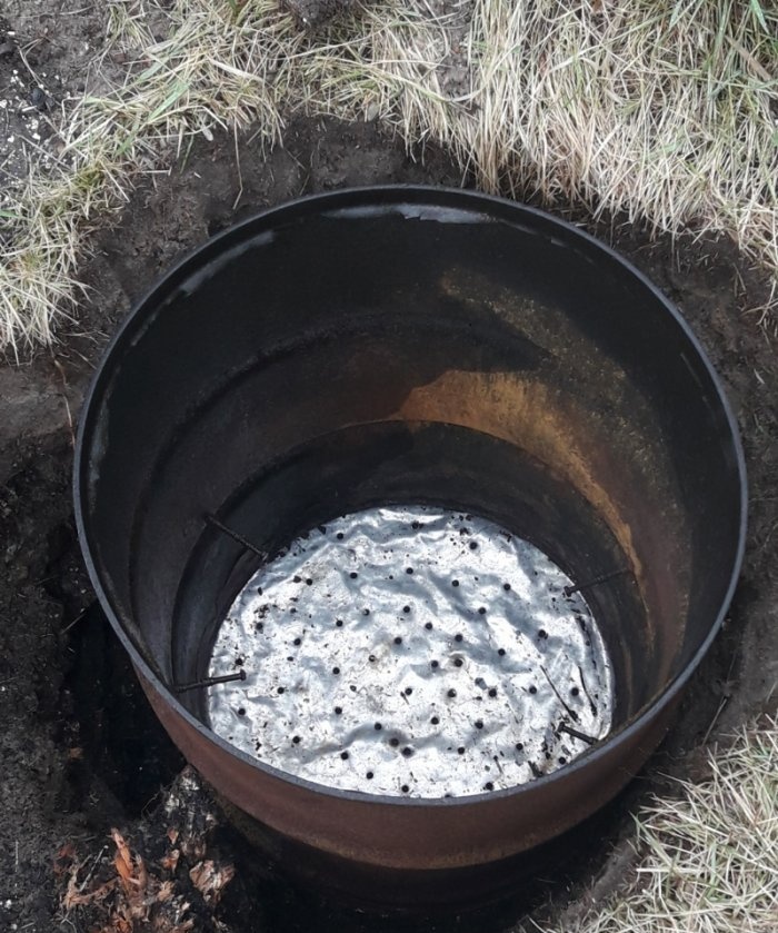 Mini septic tank for a summer residence