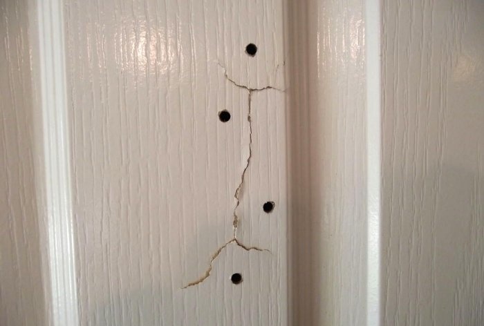 Comment réparer un trou dans une porte intérieure