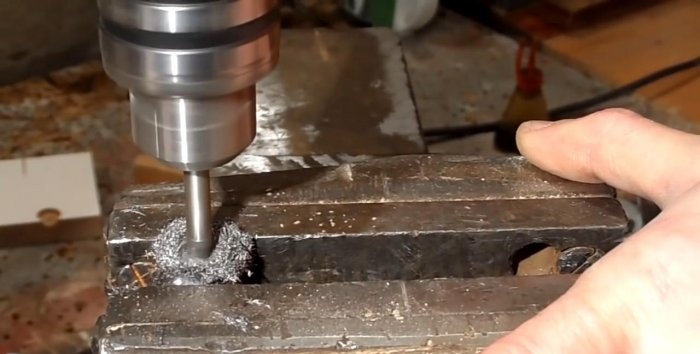 How to drill a bearing