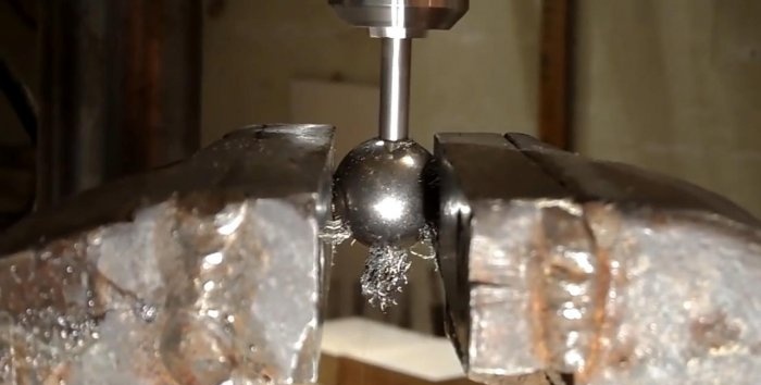 How to drill a bearing