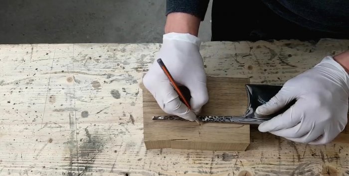 Restaurar un cuchillo de cocina completamente oxidado