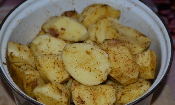 Patatas rapidas al microondas