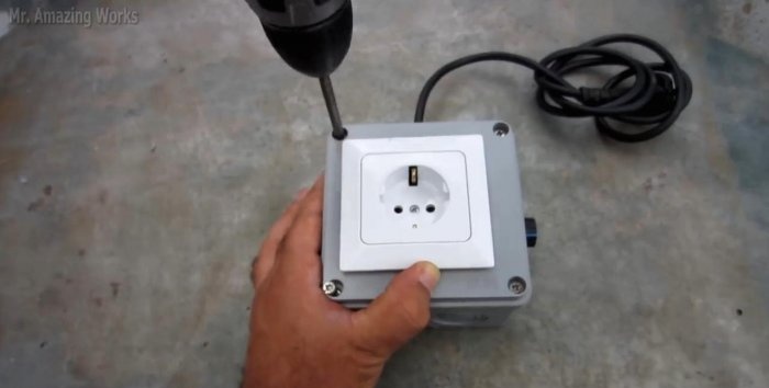 Sådan laver du en strømregulator til husholdningsapparater