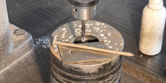 How to make a drill from a nail