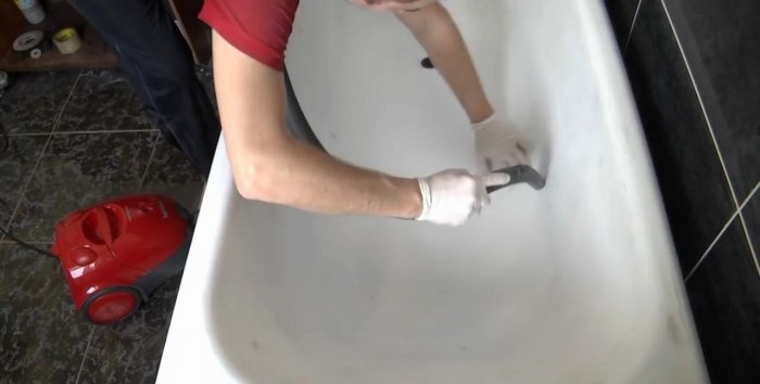Rekonštrukcia vane svojpomocne tekutým akrylátom