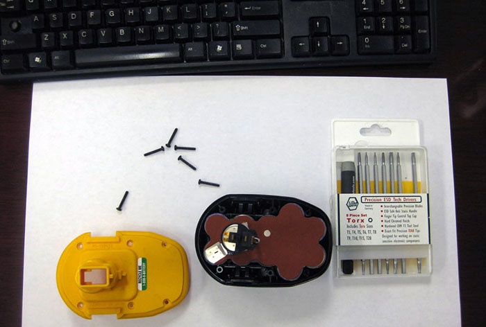 How to restore a screwdriver battery