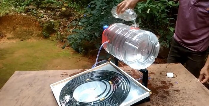 كيفية جعل سخان المياه بالطاقة الشمسية