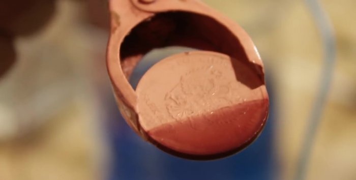 Copper deposition on non-metallic objects