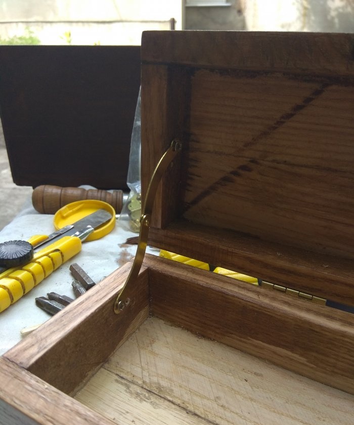 Výroba dreveného kufríka