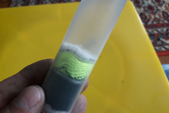 Filtro de carbono para garrafa de plástico
