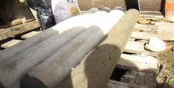 How to make a reinforced concrete fence post