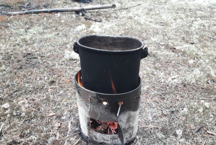 Primus camp stove for pot
