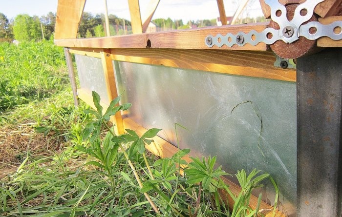 Jak vyrobit kupolový skleník vlastníma rukama