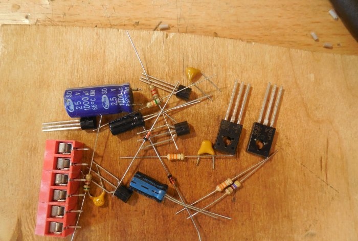 amplificador de sonido a transistores