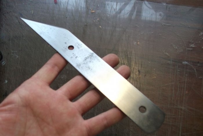 ידית חדשה לסכין ישנה