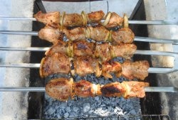 Chiche-kebab de bœuf tendre