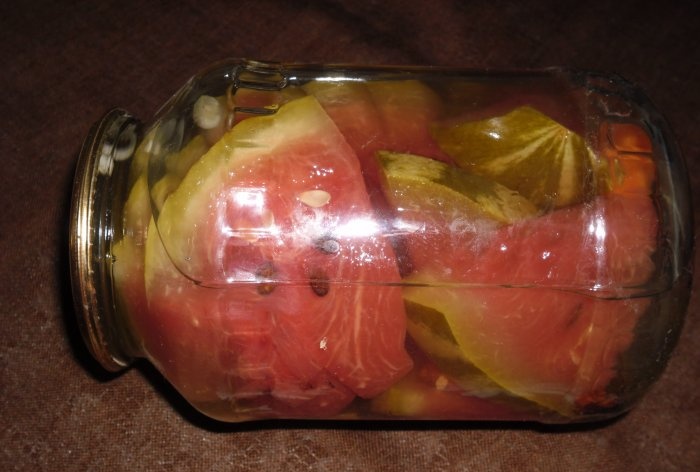 Pickled watermelon