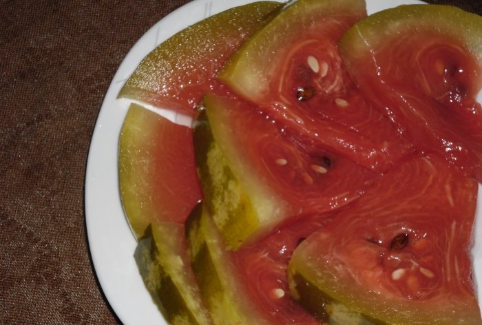 Pickled watermelon