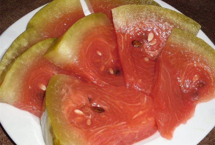 Eingelegte Wassermelone