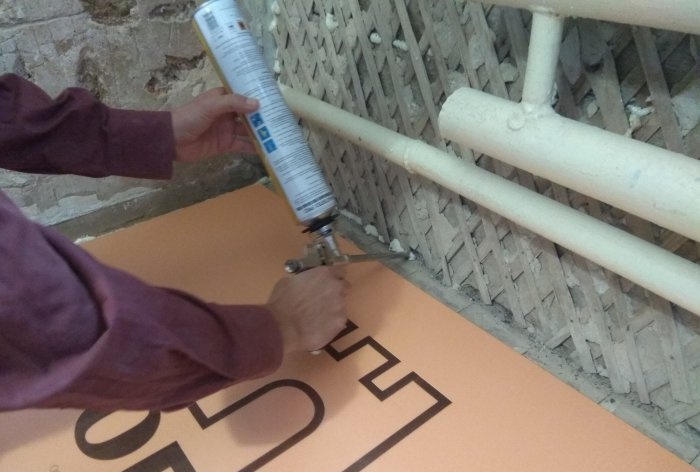 New technology for floor insulation with penoplex
