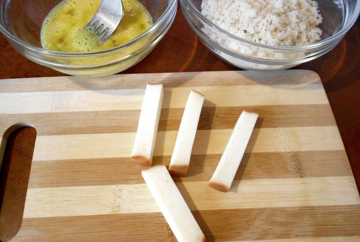 Panierter frittierter Käse