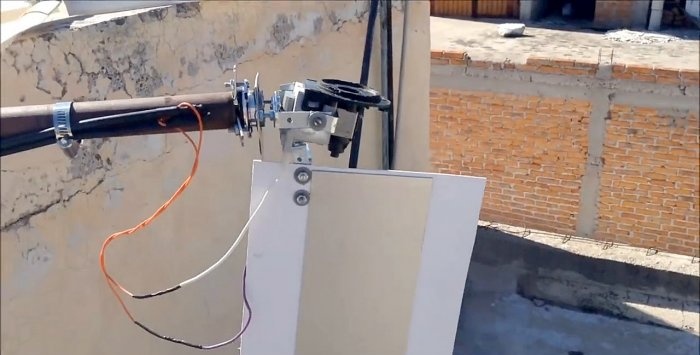 Windgenerator aus HDD und Waschmaschinenpumpen