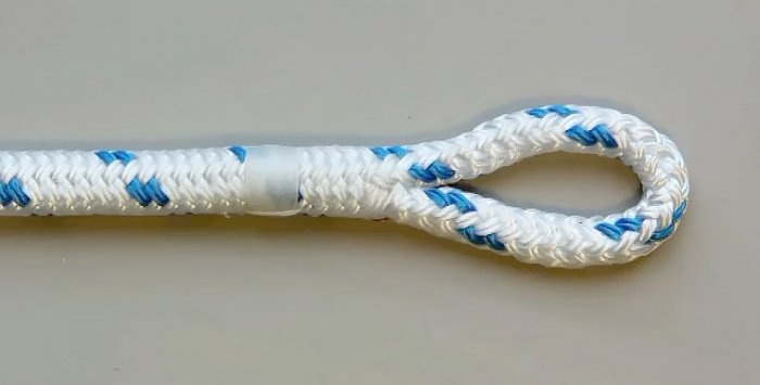 Cómo hacer un hermoso lazo con una cuerda trenzada.