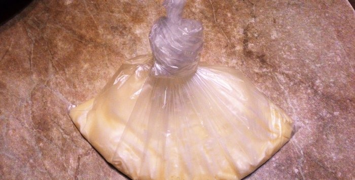 Lush omelette in a bag