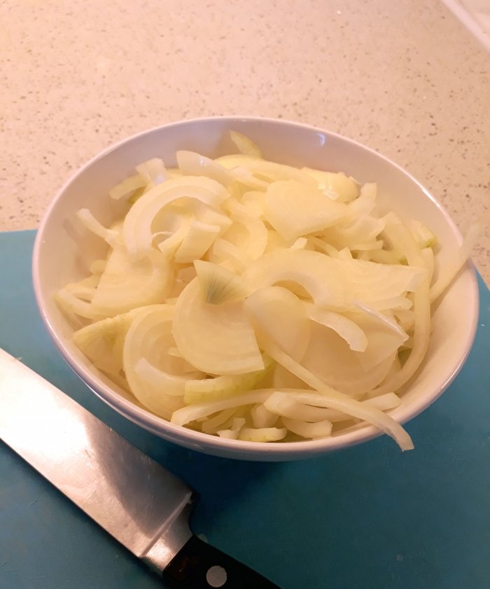 حساء البصل البسيط