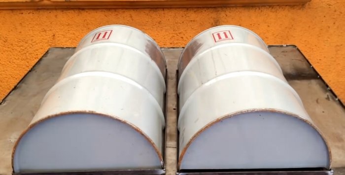 Metal Barrel Grill i fuld størrelse