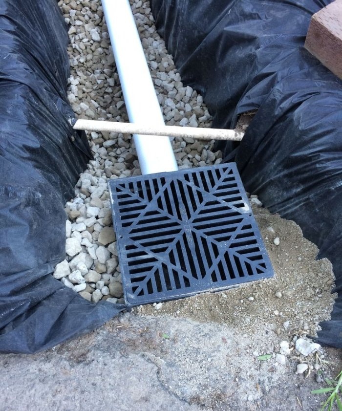 Comment réaliser un système de drainage pluvial avec un puits de drainage