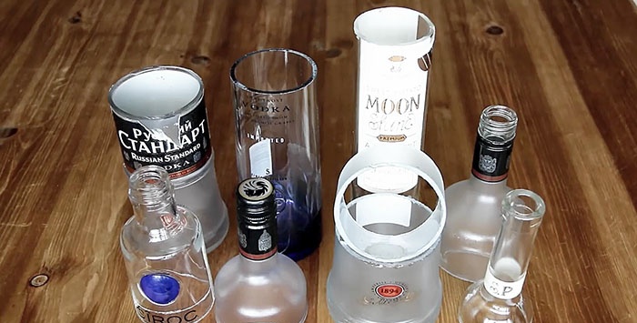 6 formas de cortar una botella de vidrio sin problemas