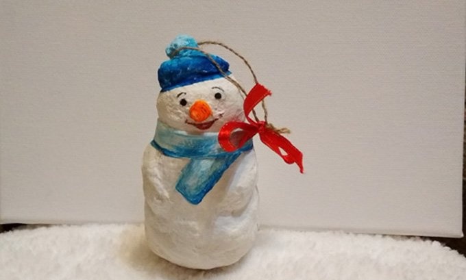 ตุ๊กตาหิมะทำจากสำลี