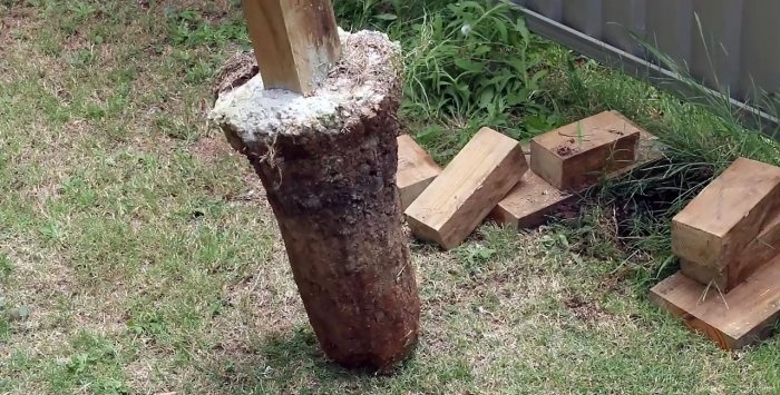 Comment retirer facilement un poteau du sol