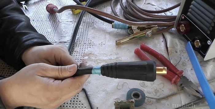 Jednoduché připojení svařovacího kabelu bez pájení