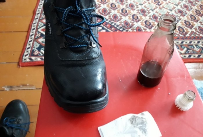 Preparació de sabates per a l'hivern Spiking i impregnació